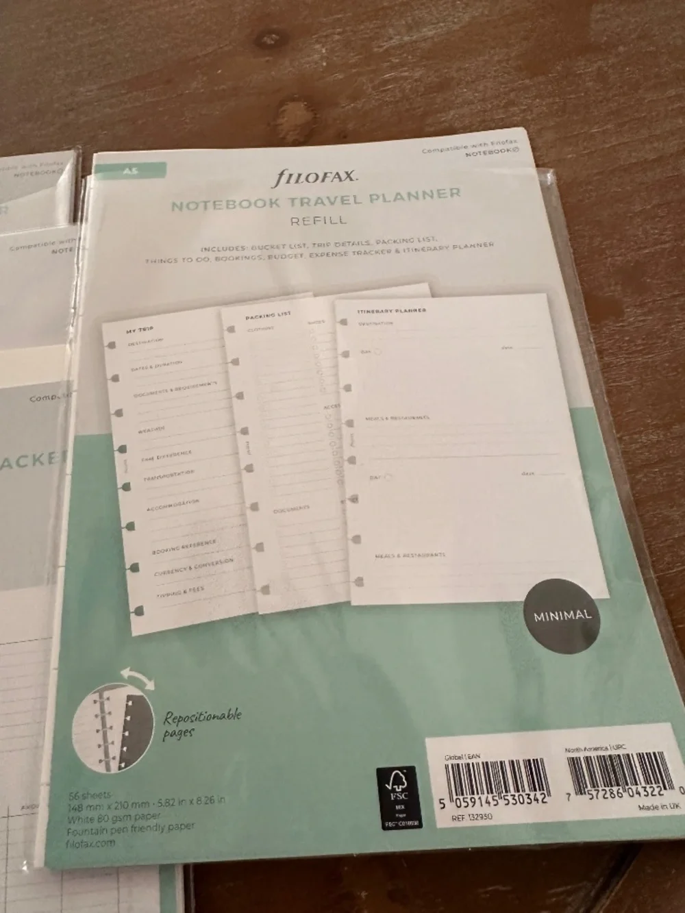 FILOFAX A5 Organizer Refill Pages